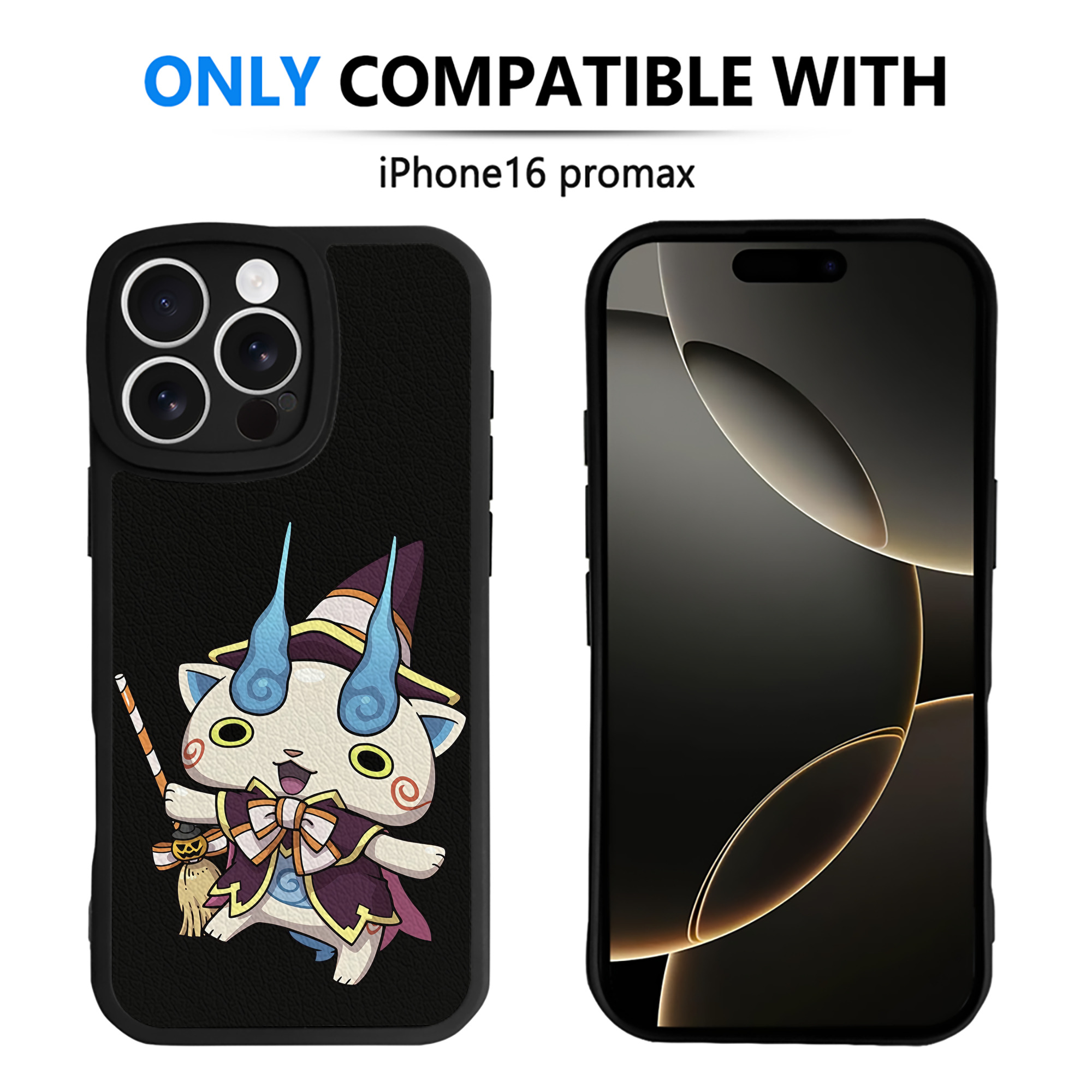 （画像用） 妖怪ウォッチ Yo-kai Watch 【iPhone 16シリーズ対応】シリコンスマホケース（レザー調） 材質：シリコン